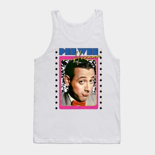 Pee Wee Herman --- Retro 90s Style Fan Art Tank Top